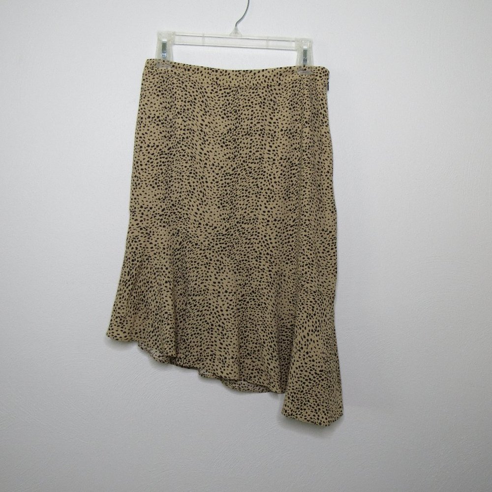 Animal print slip Skirt Size 6